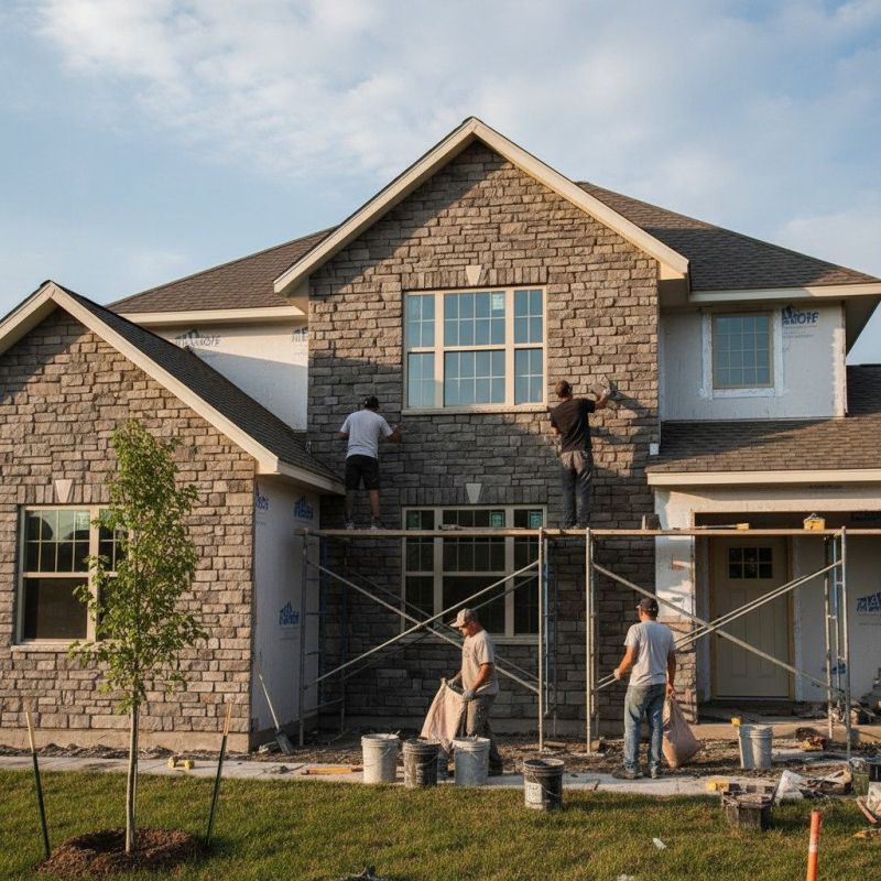Stone Siding Installation