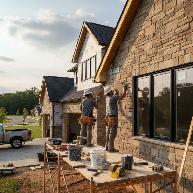 Stone Siding Installation detail