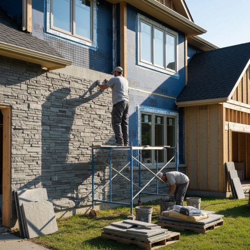 Stone Siding Installation detail